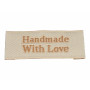 Label Handmade With Love Sandfarget