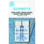  Schmetz Symaskinnåler Tvilling Jeans 130/705 H-J Zwi Str. 4,0-100 - 1 stk