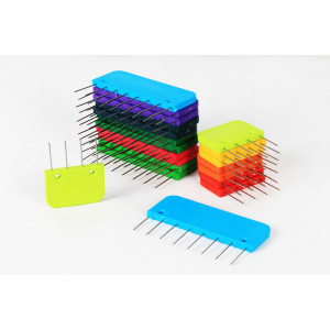 Bilde av Knitpro Rainbow Knit Blockers 2 Størrelser - 20 Stk.