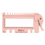KnitPro Heklenål- og strikkepinnefasthet Elefant Rosa