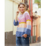  Sonora Sunrise Sweater av DROPS Design - Genser Strikkeoppskrift str. S - XXXL