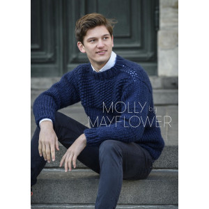  PelleSweateren Molly By Mayflower - Genser Strikkeoppskrift str. S -XXL