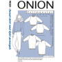 ONION Snittmønster Plus 9020 Sweatshirt med Dypt Ermegap Str. XL-5XL