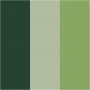Plus Colour tusj, mørkegrønn, eukalyptus, bladgrønn, L: 14,5 cm, strek 1-2 mm, 3 stk/1 pk.