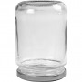 Sylteglass, transparent, H: 11 cm, dia. 7,5 cm, 370 ml, 6 stk./ 1 kasse