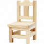 Minimøbler, stol, benk, gyngestol, bord, barnevogn, H: 5,8-10,5 cm, 50 stk./ 1 pk.