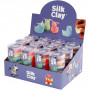 Silk Clay®, neonfarger, standardfarger, 12 sett/ 1 pk.