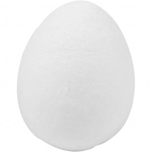 Bilde av Egg, Hvit, H: 47 Mm, B: 35 Mm, 50 Stk./ 1 Pk.