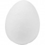 Egg, hvit, H: 47 mm, B: 35 mm, 50 stk./ 1 pk.
