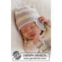 Heartthrob Hat by DROPS Design - Baby Lue Hekleoppskrift str. 1 mdr - 4 år