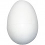 Egg, hvit, H: 12 cm, 25 stk./ 1 pk.