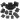 Eksplosjonskasse, str. 7x7x7,5+12x12x12 cm, g1 stk., svart