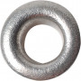 Snøreringer, dia. 8 mm, H: 3 mm, 50 stk., sølv