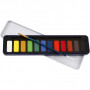 Akvarellfarge, ass. farger, str. 12x30 mm, 12 farge/ 1 pk.