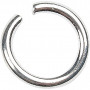 O-ring, tykkelse 1 mm, innv. mål 5 mm, 400 stk., forsølvet