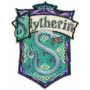 Slytherin strykejernsetikett 6,5x8,2 cm