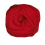 Hjertegarn Cotton nr. 8 Garn 2060 Brent rød