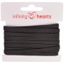 Infinity Hearts Strikk 5mm Sort - 5m