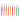 Infinity Hearts Rainbow XXS Heklenålsett 13cm 0,5-2,75mm 10 størrelser