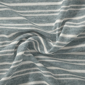 Bilde av Â avalana Jersey Melange Stripe Stoff 160cm Farge 155 - 50cm