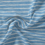  Avalana Jersey Melange Stripe Stoff 160cm Farge 160 - 50cm