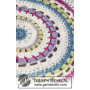 Color Wheel by DROPS Design - Gulvteppe Hekleoppskrift 94 cm
