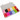 Infinity Hearts Knapper i Plastboks Deluxe 2-Huls Runde Plast 10 Ass. farger 15mm - 750 stk