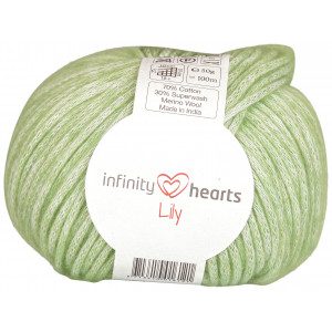 Infinity Hearts Lily Garn 12 Lysegrønn