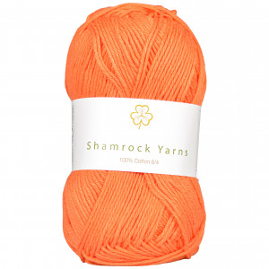 Bilde av Shamrock Yarns 100% Cotton 8/4 Garn 24 Støvet Lys Oransje
