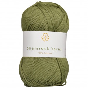 Bilde av Shamrock Yarns 100% Cotton 8/4 Garn 14 Støvet Armygrønn