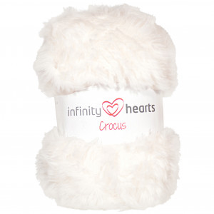 Infinity Hearts Crocus Pelsgarn 01 Hvit