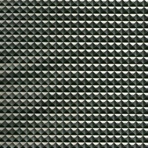 Bilde av Kunstlær Pyramider Stoff 140cm 20 Mørk Grå Metallic - 50cm