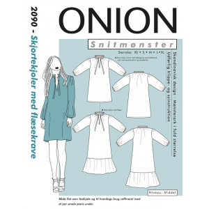Bilde av Onion Snittmønster Skjortekjoler Med Volangkrage