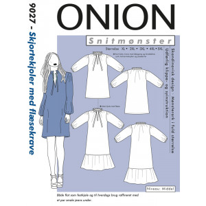 Bilde av Onion Plus Snittmønster Skjortekjoler Med Volangkrage