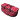 Infinity Hearts Oppbevaringsveske Rød med Prikker 57x20x20cm