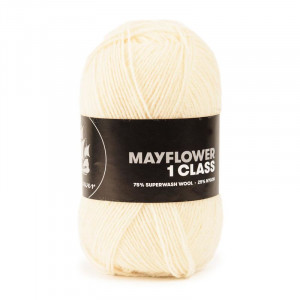 Bilde av Mayflower 1 Class Garn Unicolor 16 Marshmallow-hvit