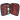 Infinity Hearts ALUX Utskiftbart Rundpinnesett Deluxe Aluminium Rød 60-150cm 3-10mm - 12 størrelser