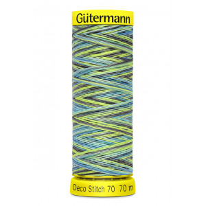 Bilde av Gütermann Deco Stitch Multi 70 Blå/grønn Sytråd Polyester 9852 - 70m