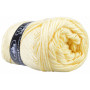 Mayflower Cotton 8/4 Garn Unicolor 1404 Vaniljegul