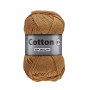 Lammy Cotton 8/4 Garn 116 Lysebrun