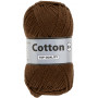 Lammy Cotton 8/4 Garn 112 Mørkebrunt