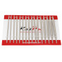 KnitPro Nova Metal Utskiftbart rundpindesett Messing 60-80-100-120 cm 3,5-8 cm 8 størrelser Deluxe