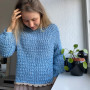Lily's Sweater Rito Krea - Sweater Hekleoppskrift str. XS-XL