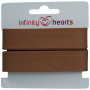 Infinity Hearts Skråbånd Bomull 40/20mm 31 Mellombrun - 5m