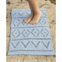 Boardwalk by DROPS Design - Gulvteppe Hekleoppskrift 61x100 - 73x123 cm