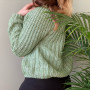Lyse Sweater af Rito Krea - Sweater Hekleoppskrift Str. XS-XXL