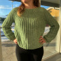 Lyse Sweater af Rito Krea - Sweater Hekleoppskrift Str. XS-XXL