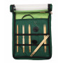 KnitPro Bamboo Utskiftbare rundpinnesett Bambus 60-80-100 cm 3-5 mm 5 størrelser Startsett