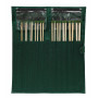 KnitPro Bamboo Jumperpinnesett Bambus 25 cm 3-10 mm 10 størrelser