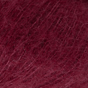 Bilde av Drops Brushed Alpaca Silk Garn Unicolor 23 Vinrød